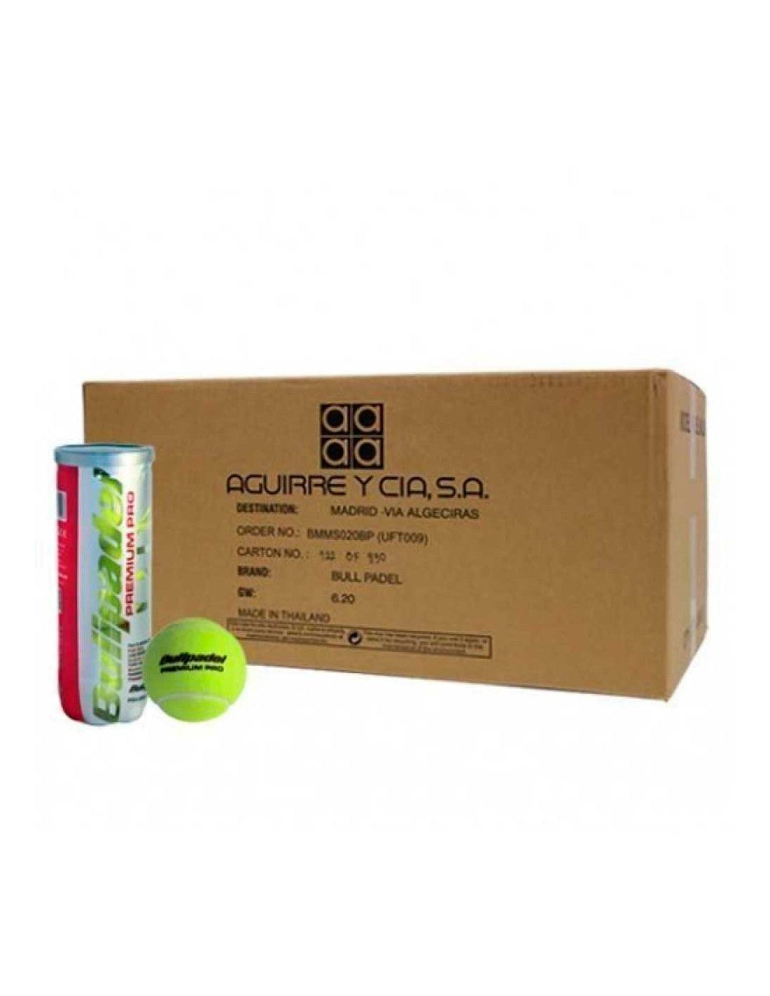 Bullpadel Premium Pro Balls (Tube of 3)