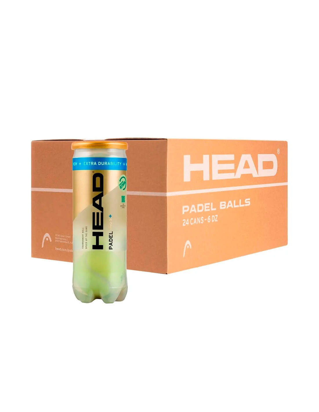 Head Padel Pro S+ Balls (Tube of 3)