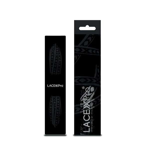 LACEXPro Silicone Grip Laces — Black