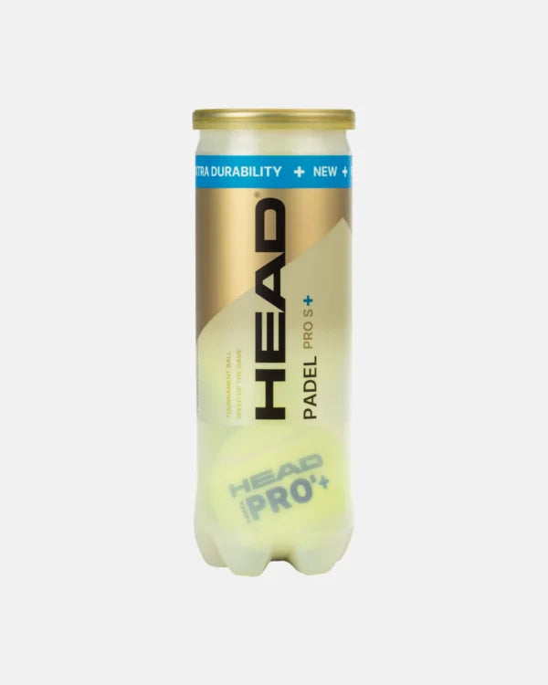 Head Padel Pro S+ Balls (Tube of 3)