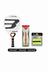 Bullpadel Power Starter Kit — Indiga PWR Racket, Balls, Grips & Protector