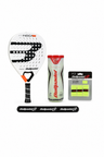 Bullpadel Power Starter Kit — Indiga PWR Racket, Balls, Grips & Protector