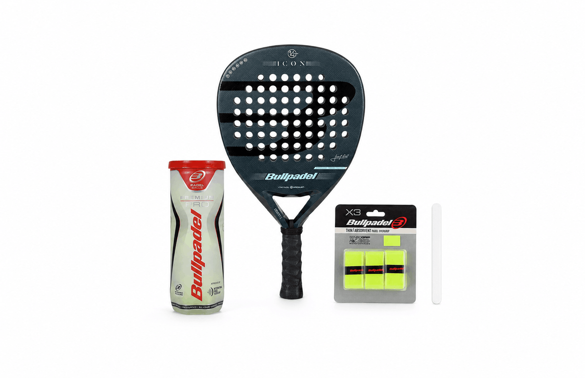 The Winner's Kit — Bullpadel Racket, Balls, Grips & Protector