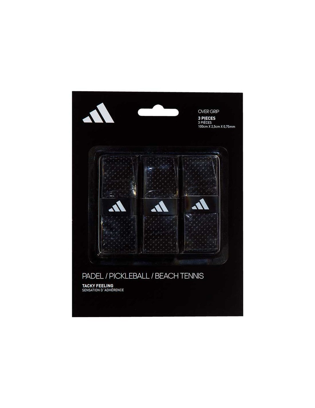 Adidas Padel Overgrips Black (Pack of 3)